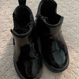 Zara Minnie Mouse polka dot zipper boots size 21